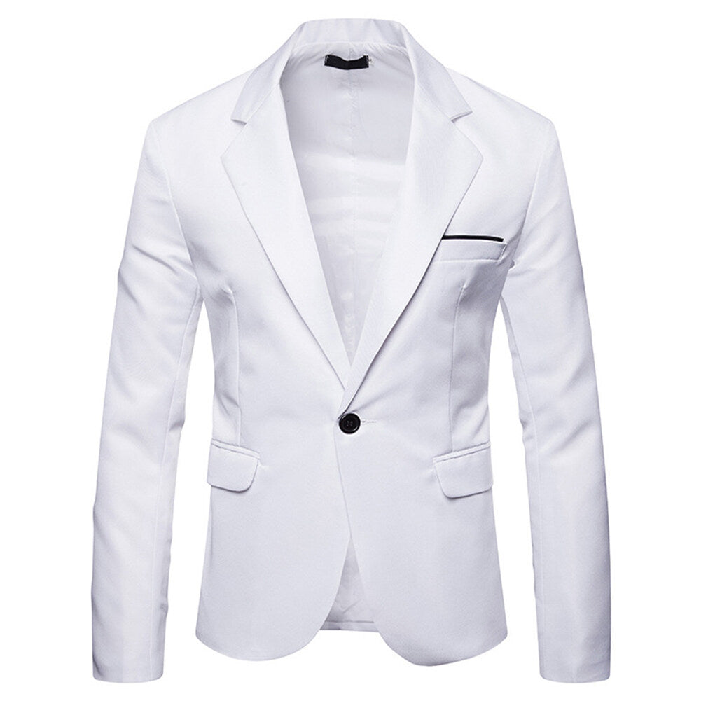 YFFUSHI Mens Lightweight Casual Blazer Slim Fit Formal Business Classic Chic Suit Jackets