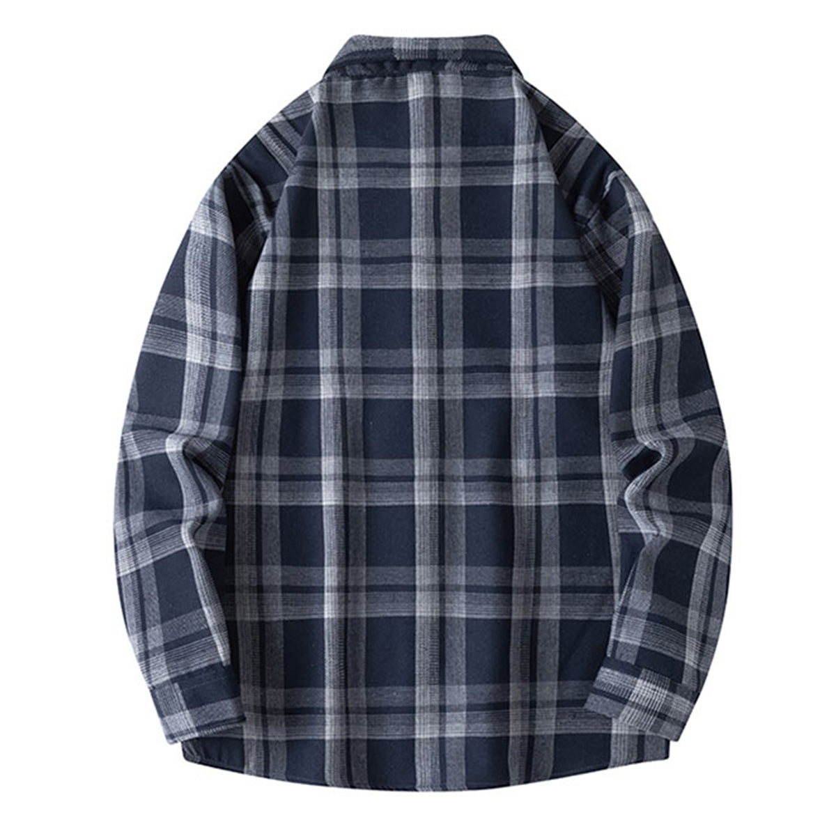 YOUTHUP Mens Plaid Long Sleeve Classic Cotton Shirt