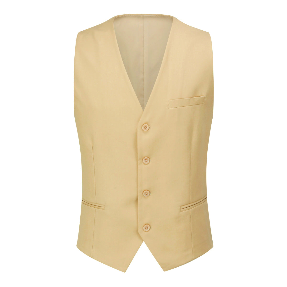 Cloudstyle Mens 3-Piece Suit Notched Lapel One Button Slim Fit Formal Jacket Vest Pants Set