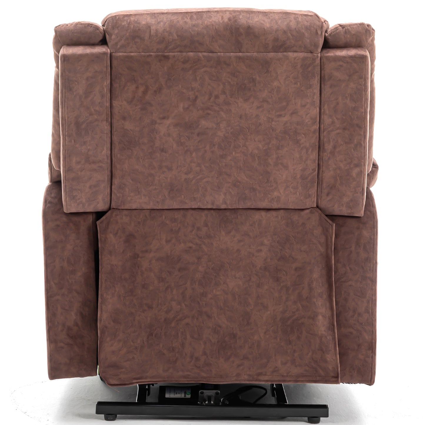 Fauteuil releveur électrique en cuir PU Best Choice Products, fauteuil de massage inclinable, meuble réglable pour le dos, pieds avec 3 positions, port USB, chauffage, porte-gobelets, bouton latéral facile d'accès