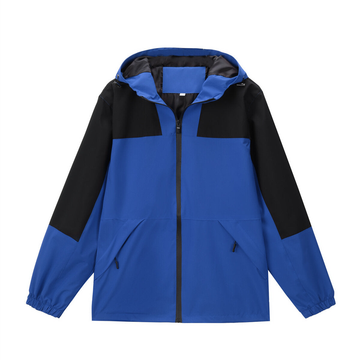 YFFUSHI Mens Lightweight Outdoor Jacket Hooded Waterproof Colorblock Coat