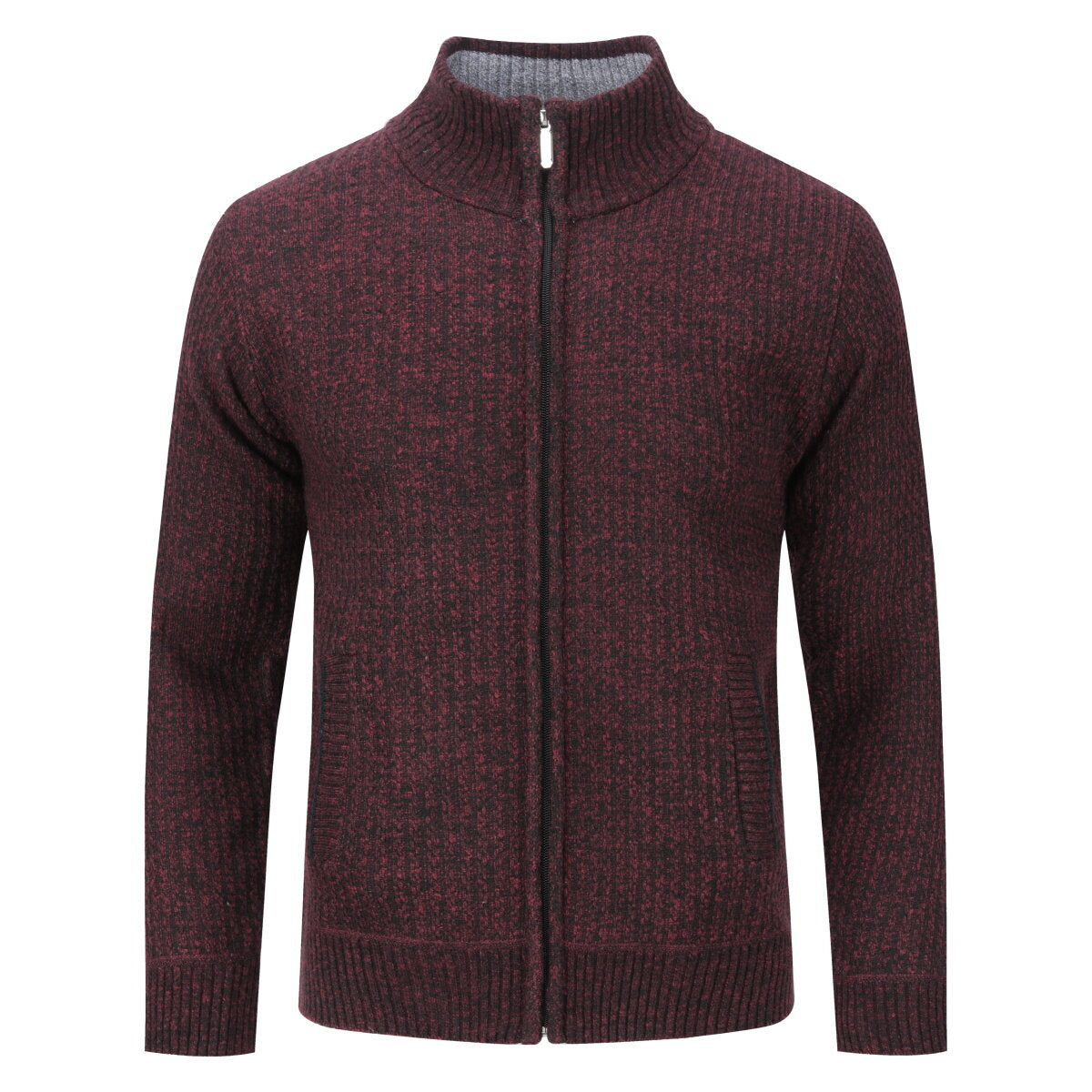 YFFUSHI Mens Slim Fit Solid Color Knit Cardigan