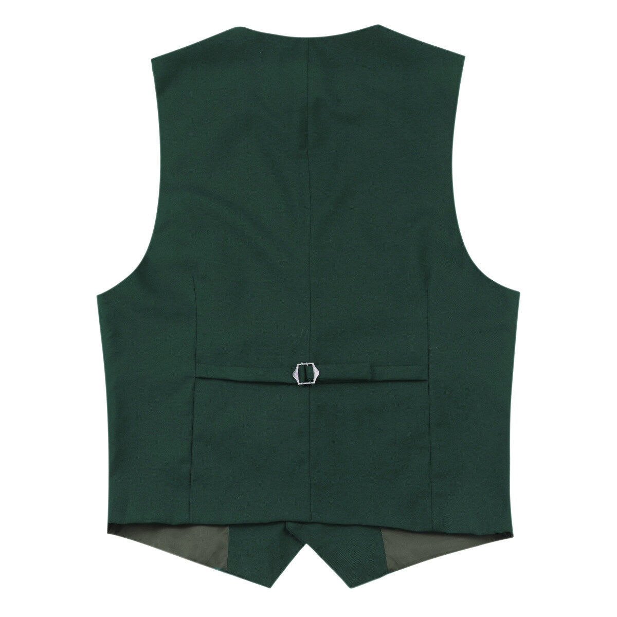 YOUTHUP Mens Business Slim Formal Vest Solid Color Breasted Suit Waistcoat