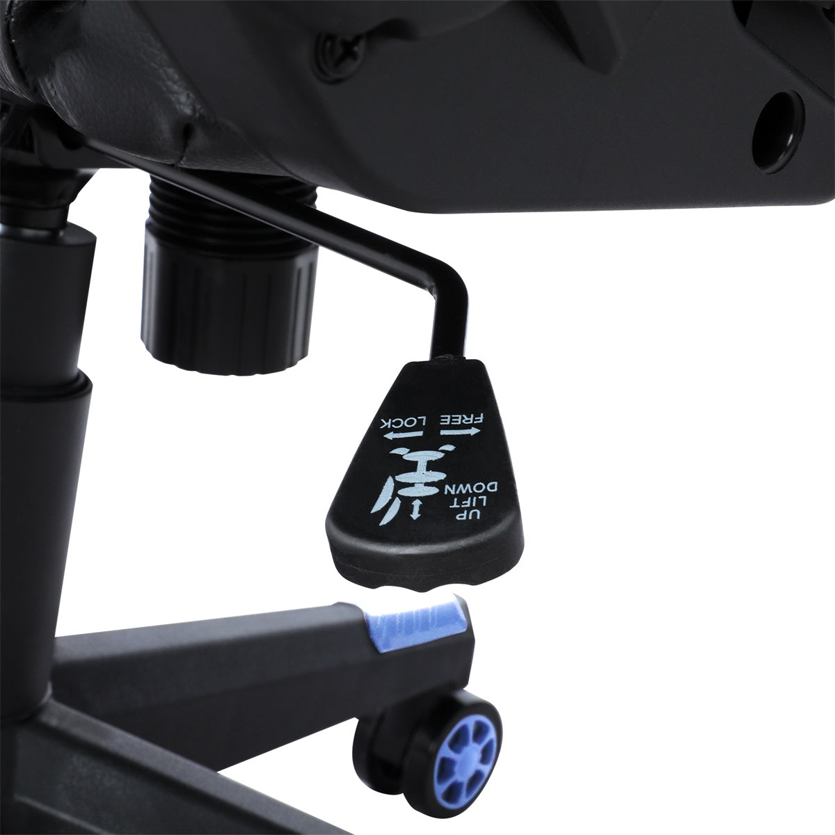 Cadeira de jogo com luzes LED RGB e alto-falantes Cadeira de gaming Cadeira de escritório estilo racing Cadeira PC de couro PU