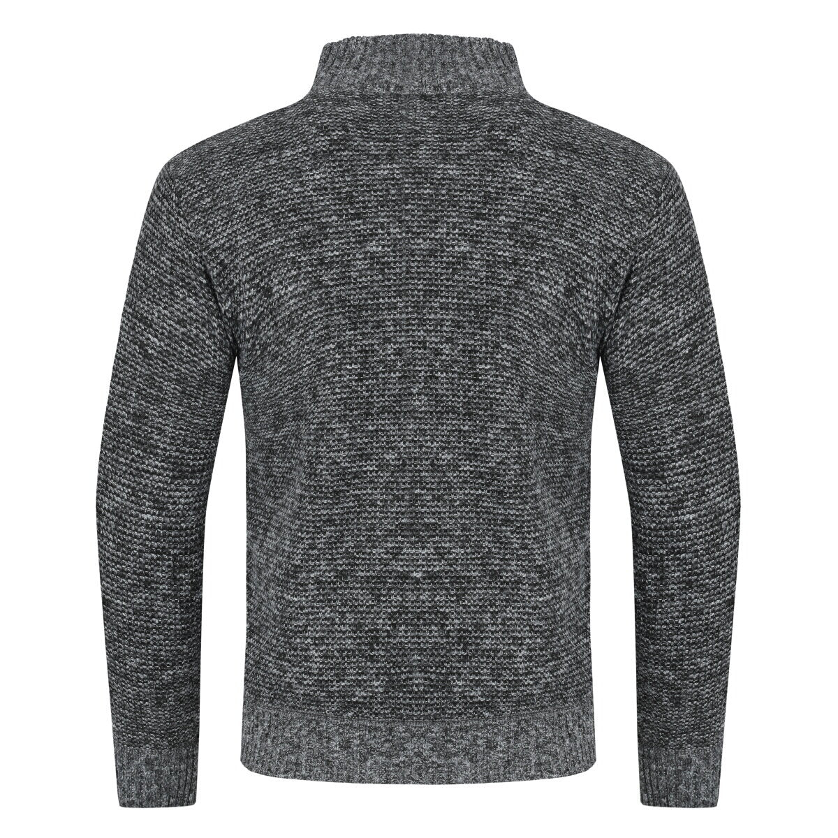 YFFUSHI Mens Stand Collar Pullover Sweater Slim Fit Knit Jacket
