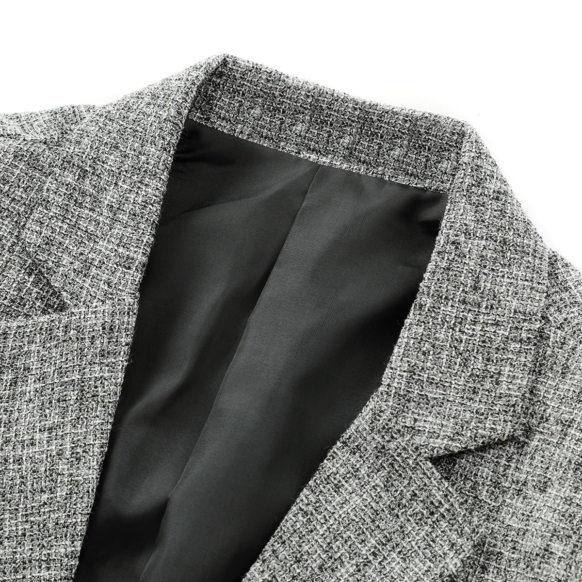 Cloudstyle Men's Suit Jacket One Button Slim Fit Sport Coat Business Daily Black Blazer