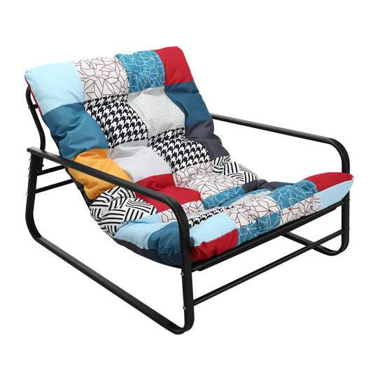 Cadeira de jardim HOMEMIYN (116,5 x 92 x 72 cm - aço - várias cores)