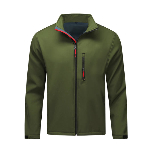 YOUTHUP Mens Lapel Zipper Waterproof Jacket