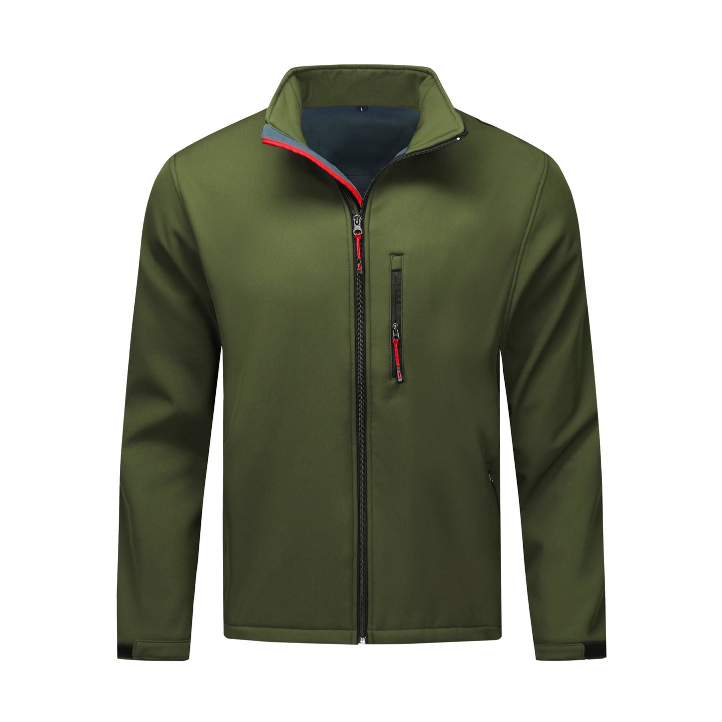 YFFUSHI Mens Lapel Zipper Waterproof Jacket