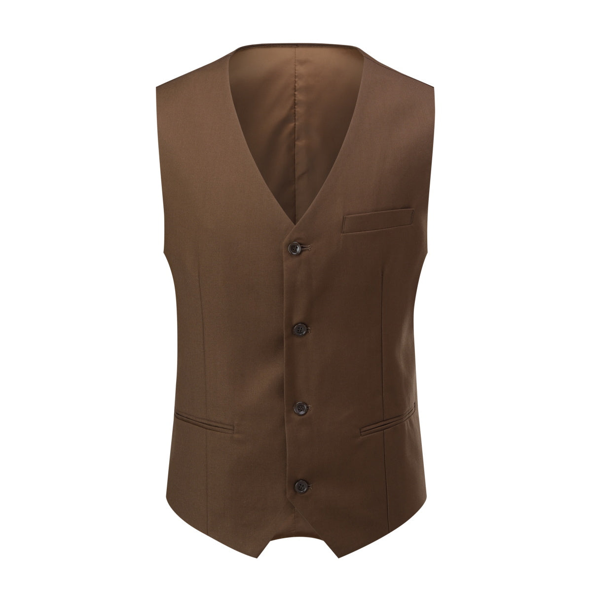 Cloudstyle Mens 3-Piece Suit Notched Lapel One Button Slim Fit Formal Jacket Vest Pants Set
