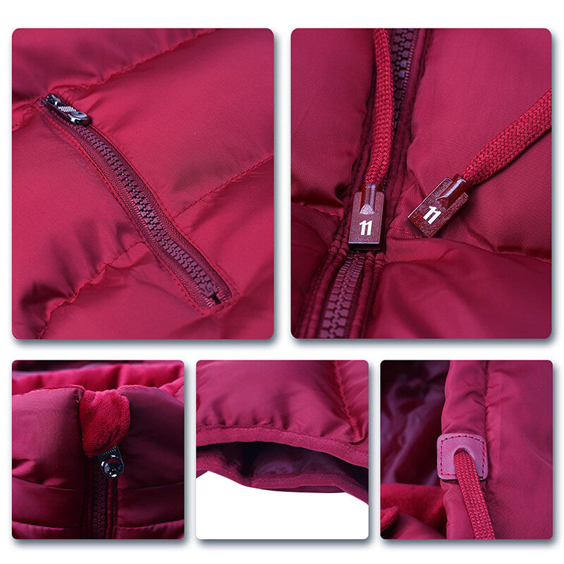 YFFUSHI Mens Hooded Padded Vest Casual Sleeveless Lightweight Jacket
