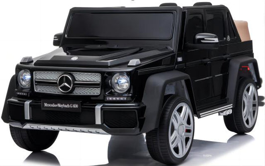 Coche eléctrico infantil Mercedes-Maybach G650 - ORYXEARTH - Negro - Batería de 12 V - Velocidad 3-5 km/h
