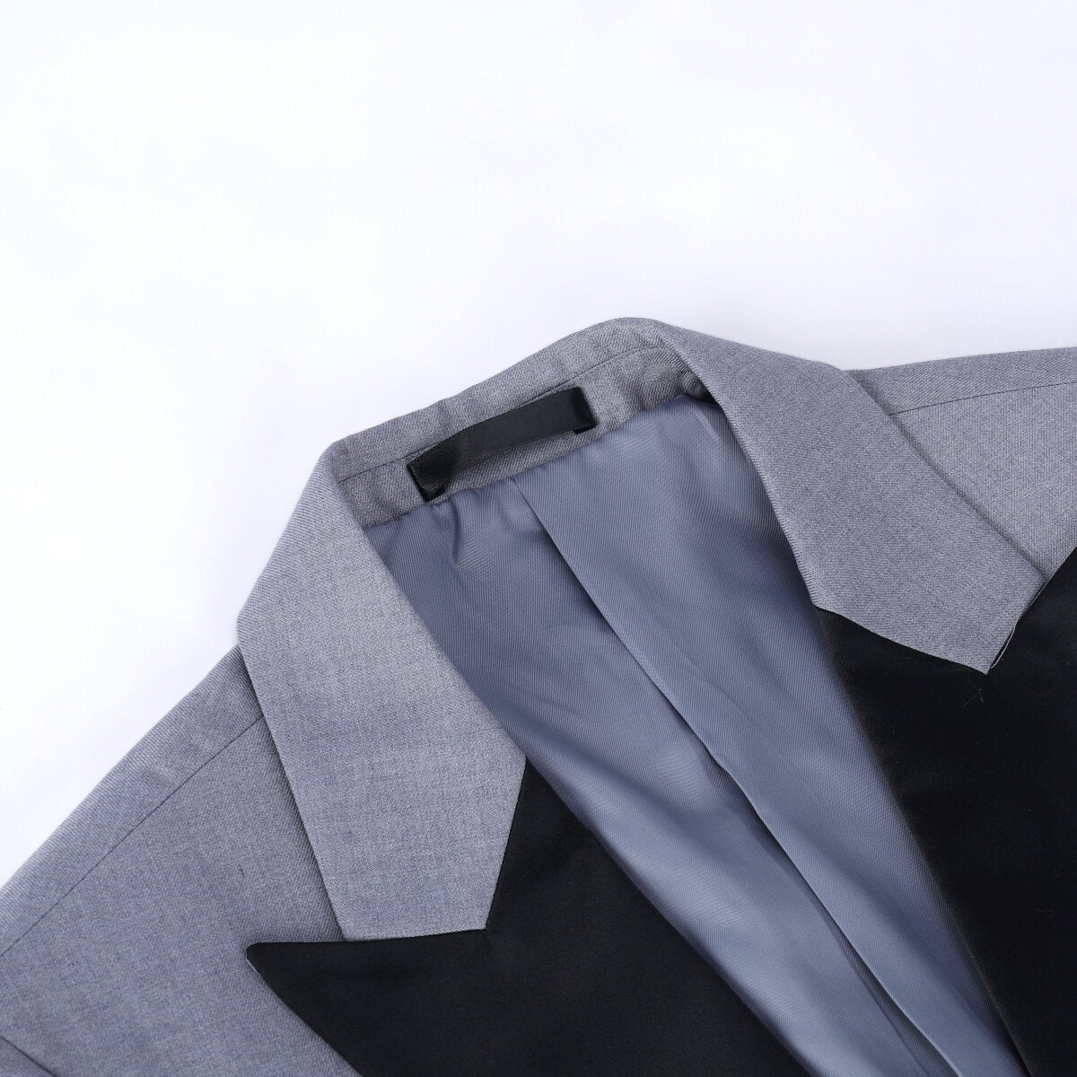 YFFUSHI Mens 2 Piece Slim Fit Elegant Wedding Peak Lapel Suit Set