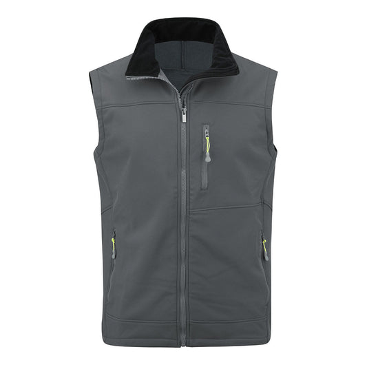 YFFUSHI Mens Lightweight Windproof Softshell Cycling Vest for Hiking Biking