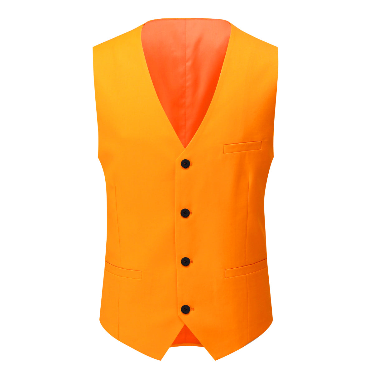 Cloudstyle Mens 3-Piece Suit Notched Lapel One Button Slim Fit Formal Jacket Vest Pants Set
