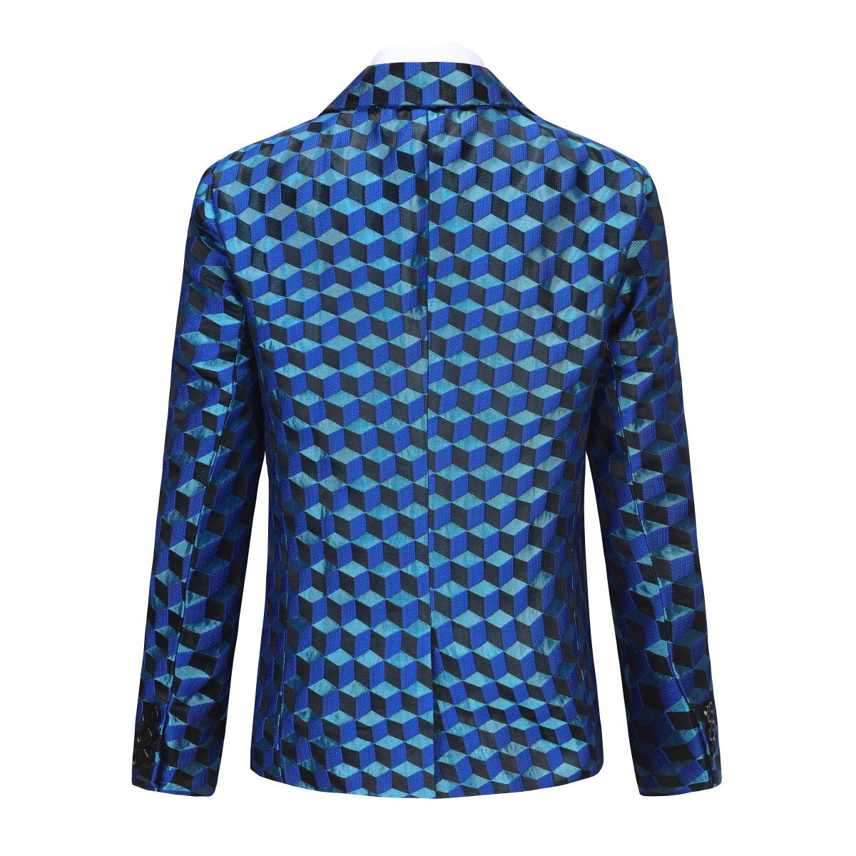YFFUSHI Boys Suit 2Pcs Check Pattern Blazer Wedding Party Dress