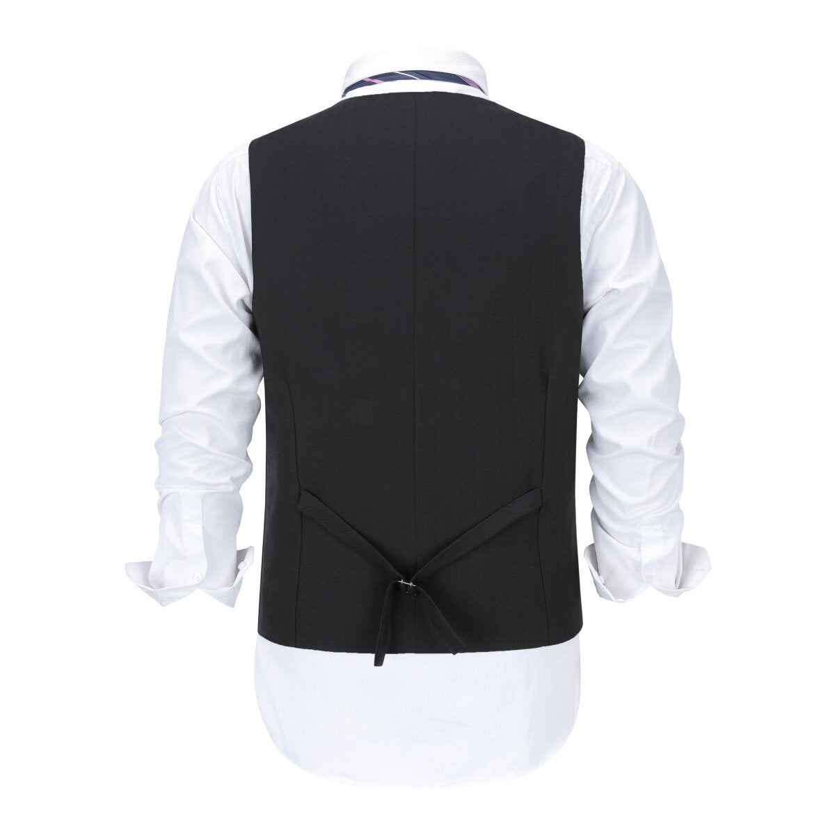 YFFUSHI Mens Business Gentleman Slim Striped Suit Vest