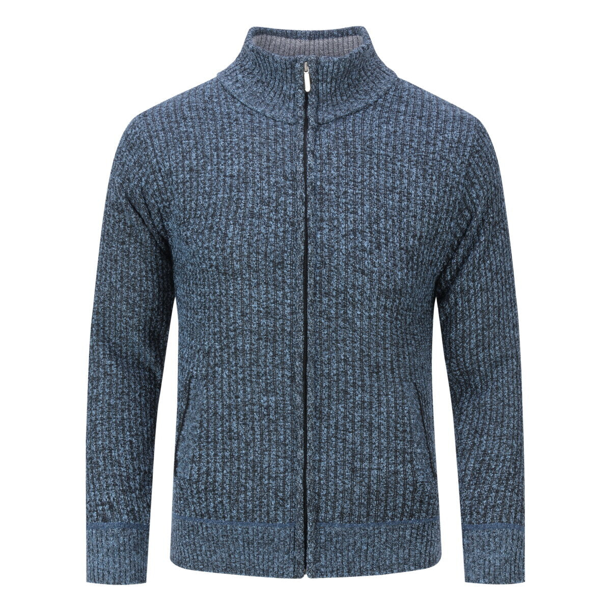 YOUTHUP Mens Slim Fit Solid Color Knit Cardigan