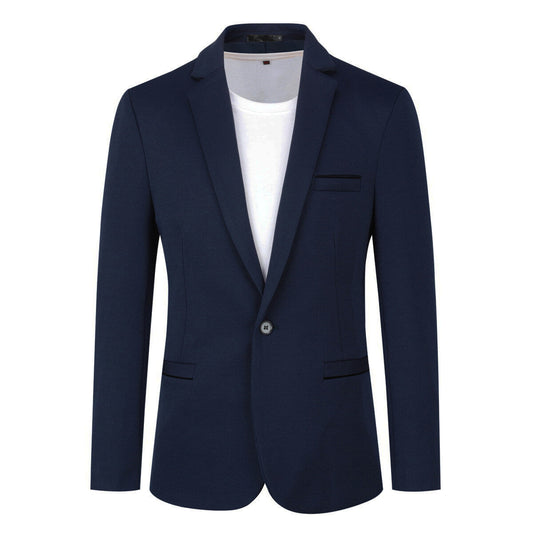 YFFUSHI Mens Slim Fit Blazer 1 Button Single Breasted Formal Business Suit Jacket