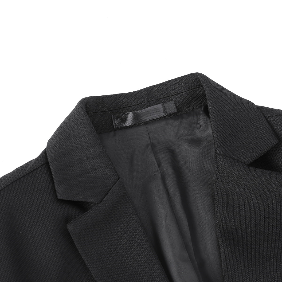 Cloudstyle Men's Suit Jacket One Button Slim Fit  Business Daily Black Blazer