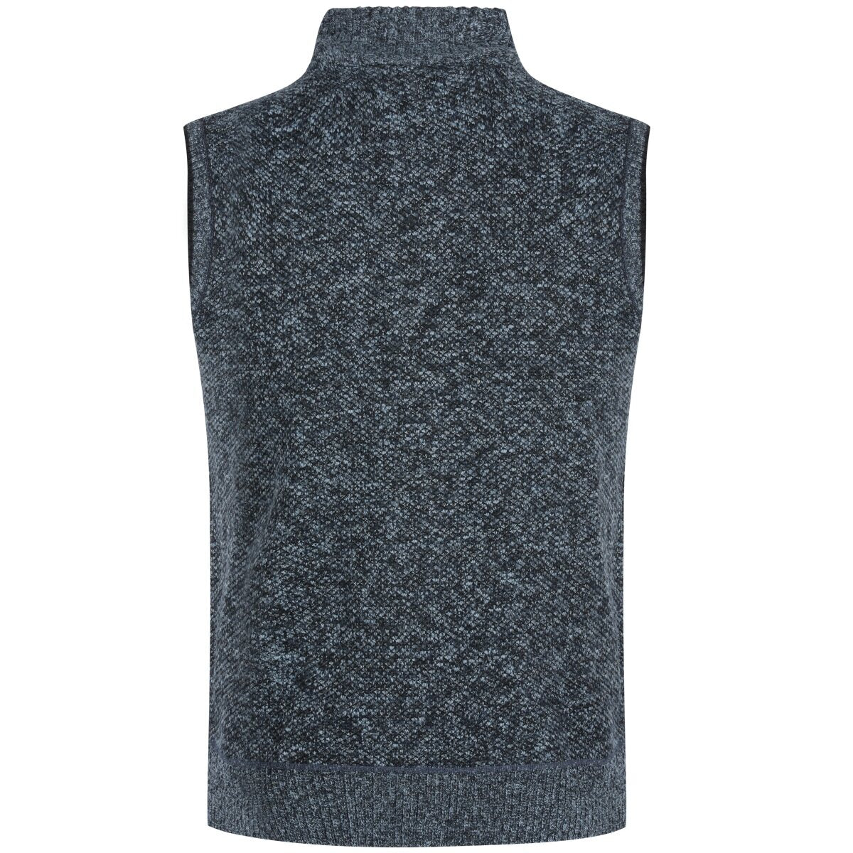 YOUTHUP Mens Knitted Gilet Fleece Lining Quilted Cardigan