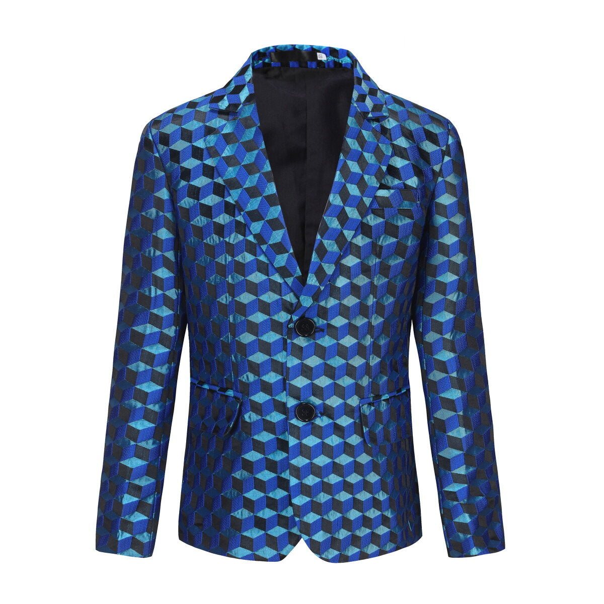 YFFUSHI Boys Suit 2Pcs Check Pattern Blazer Wedding Party Dress