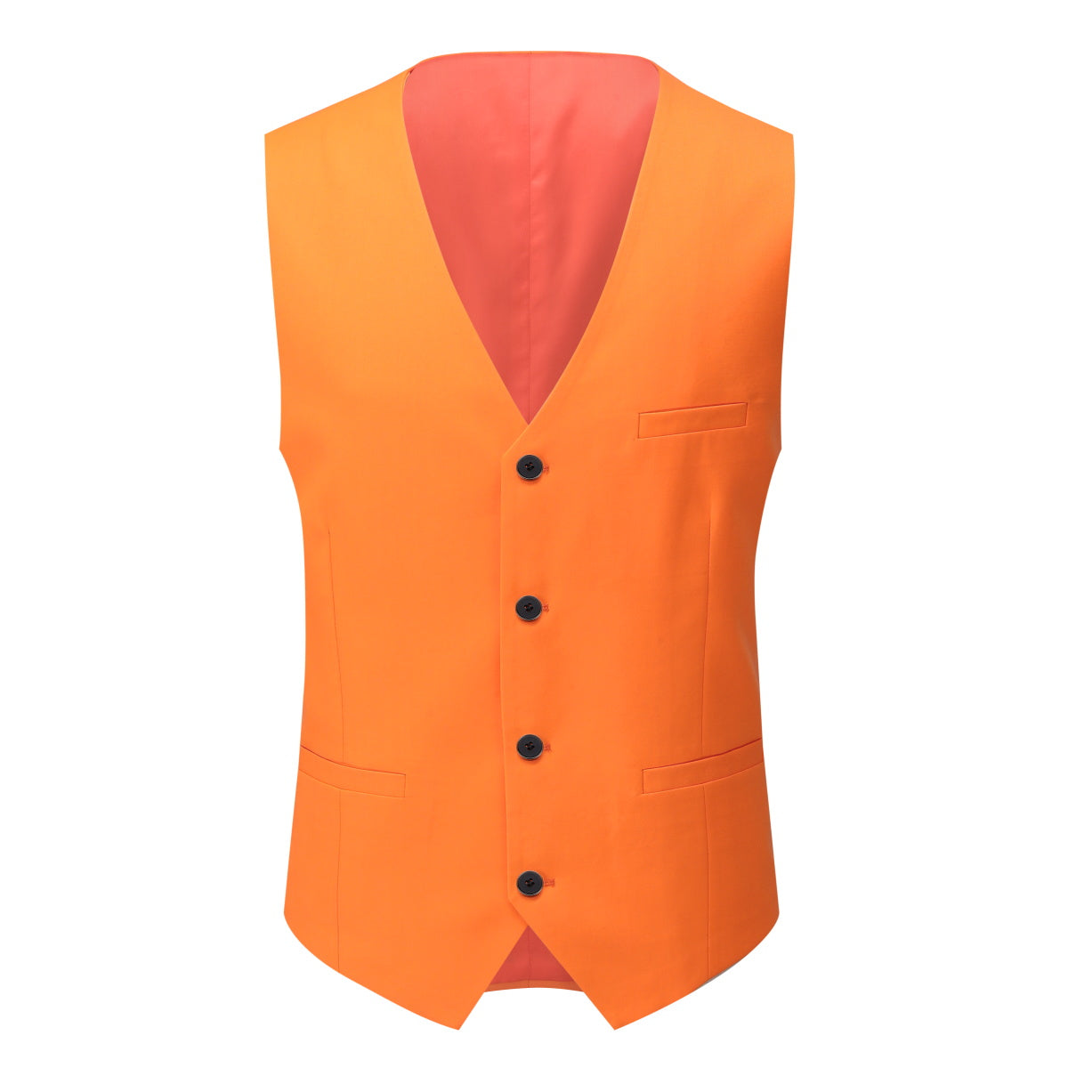Cloudstyle Men's 3-Piece 2 Buttons Slim Fit Solid Color Jacket Smart Wedding Formal Suit