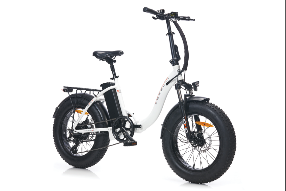 20" witte opvouwbare elektrische fiets – lichtgewicht, krachtig en ultrapraktisch – 36V-accu
