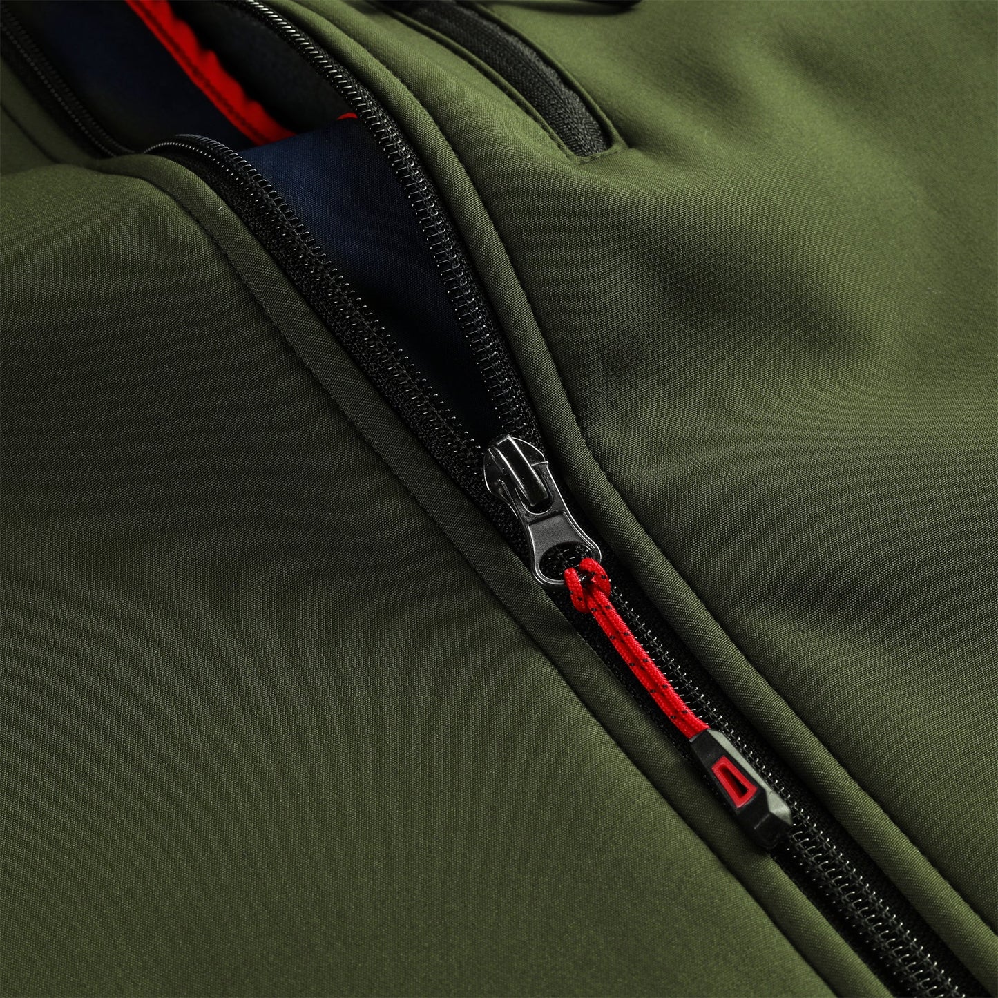 YFFUSHI Mens Lapel Zipper Waterproof Jacket