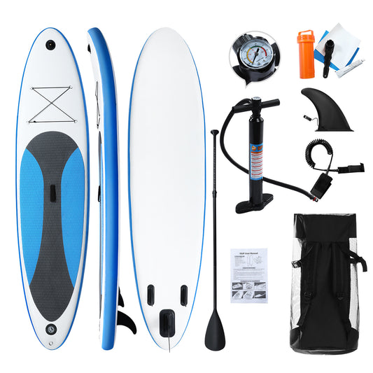 Stand up gonflable Planche de surf -320 x 76 x 15cm portable Ensemble de planches SUP gonflables