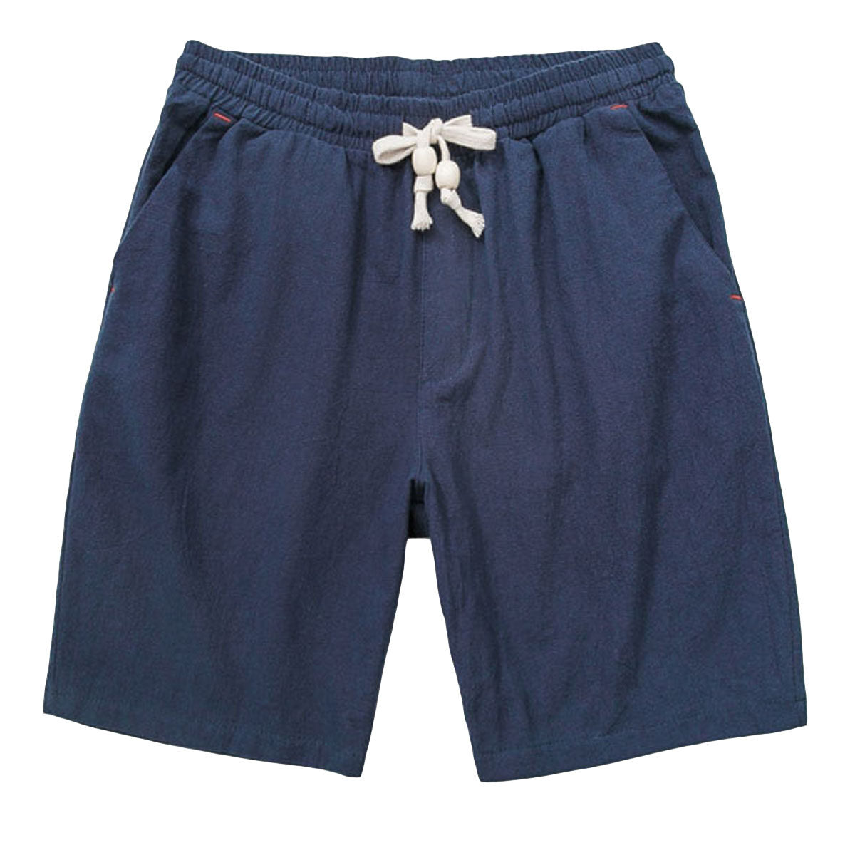 Mens Lightweight Elasticated Drawstring Cotton Sports Shorts
