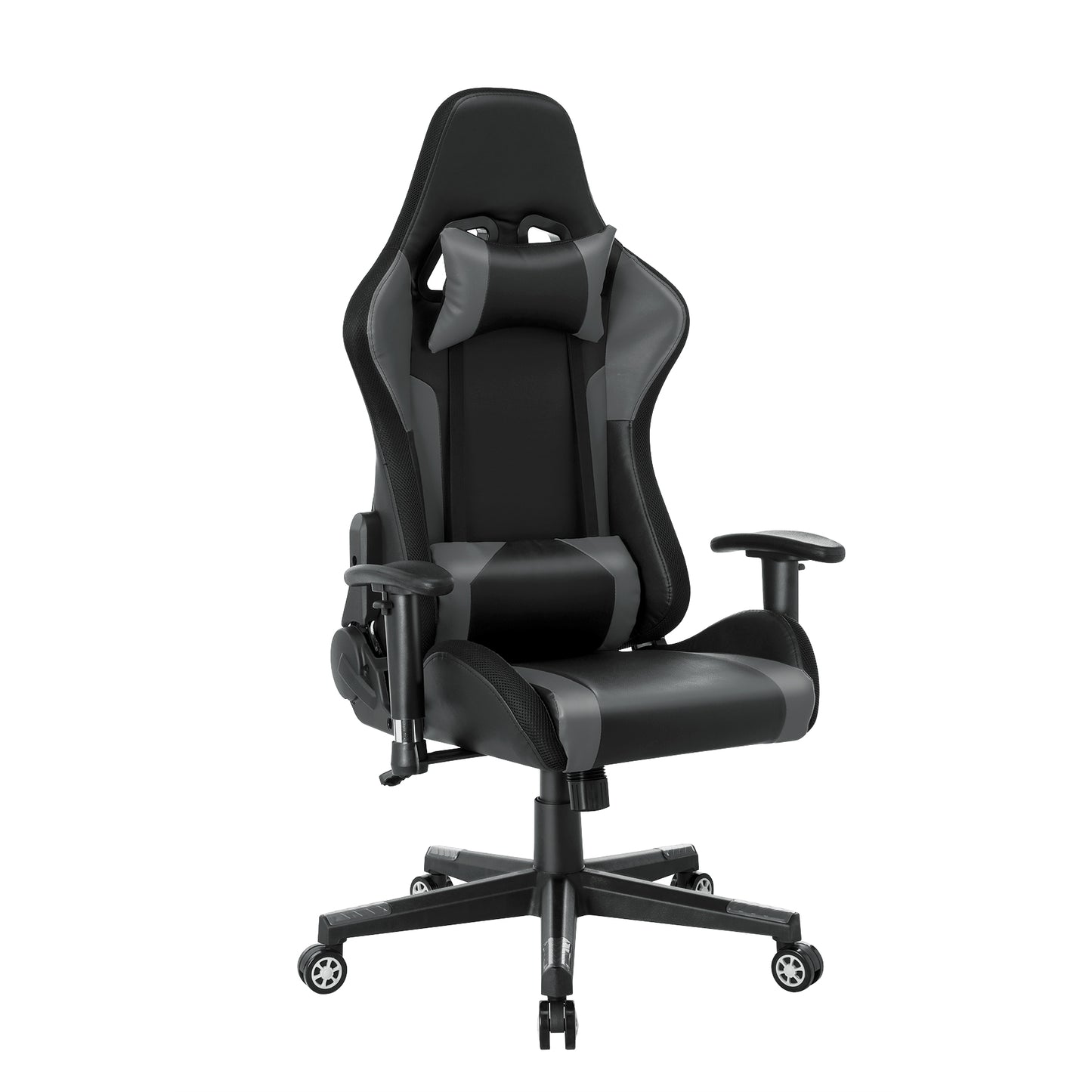 Gamingstoel met RGB LED-verlichting en luidsprekers Gamingstoel in racestijl Kantoorstoel PU-leren pc-stoel