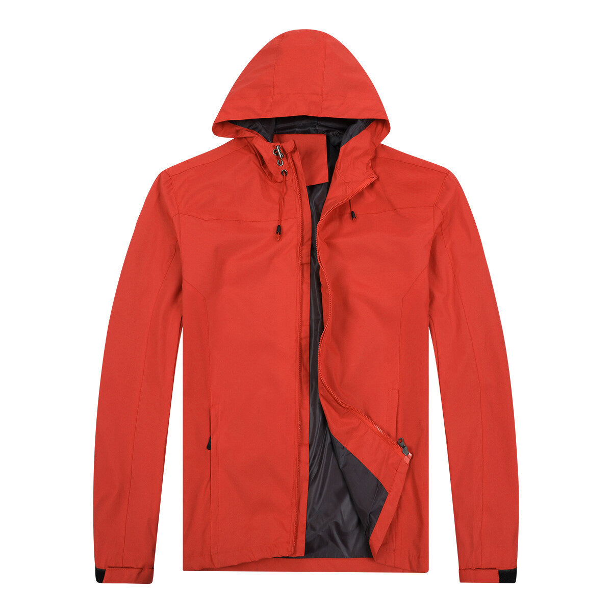 YFFUSHI Mens Outdoor Sports Hooded Windproof Jacket Waterproof Lightweight Rain Coat