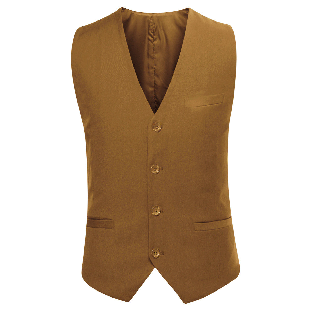 Cloudstyle Mens 3-Piece Suit Notched Lapel One Button Slim Fit Formal Jacket Vest Pants Set