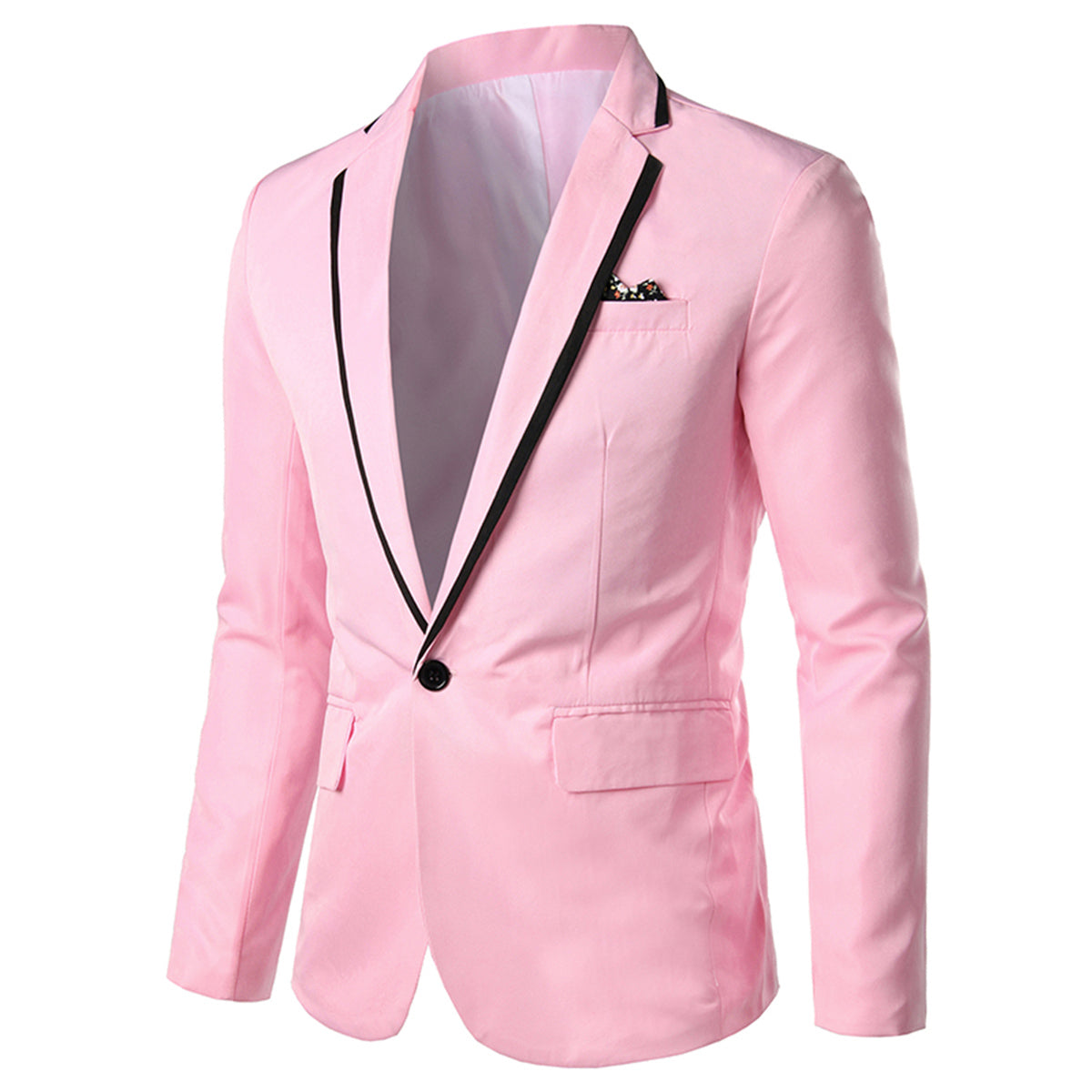 Cloudstyle Men's Casual Slim Fit Suit Jacket one Button Business Daily Blazer