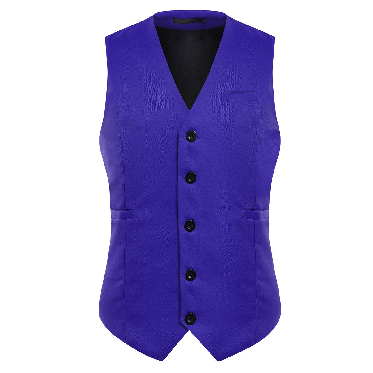 Cloudstyle Mens Suit Vest Slim Fit Dress Business Casual Waistcoat 5 Button V-Neck Vest