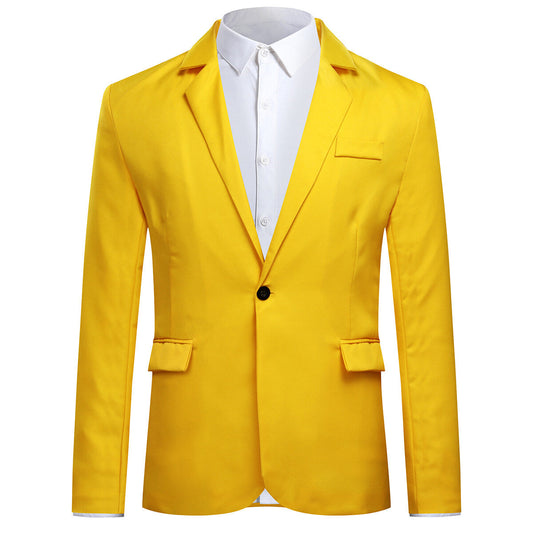 YFFUSHI Mens Classic Business Casual Thin Blazer