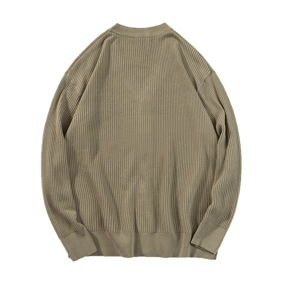 YFFUSHI Mens Casual Knitted Cardigan Sweater Slim Fit Chunky Jumper Tops