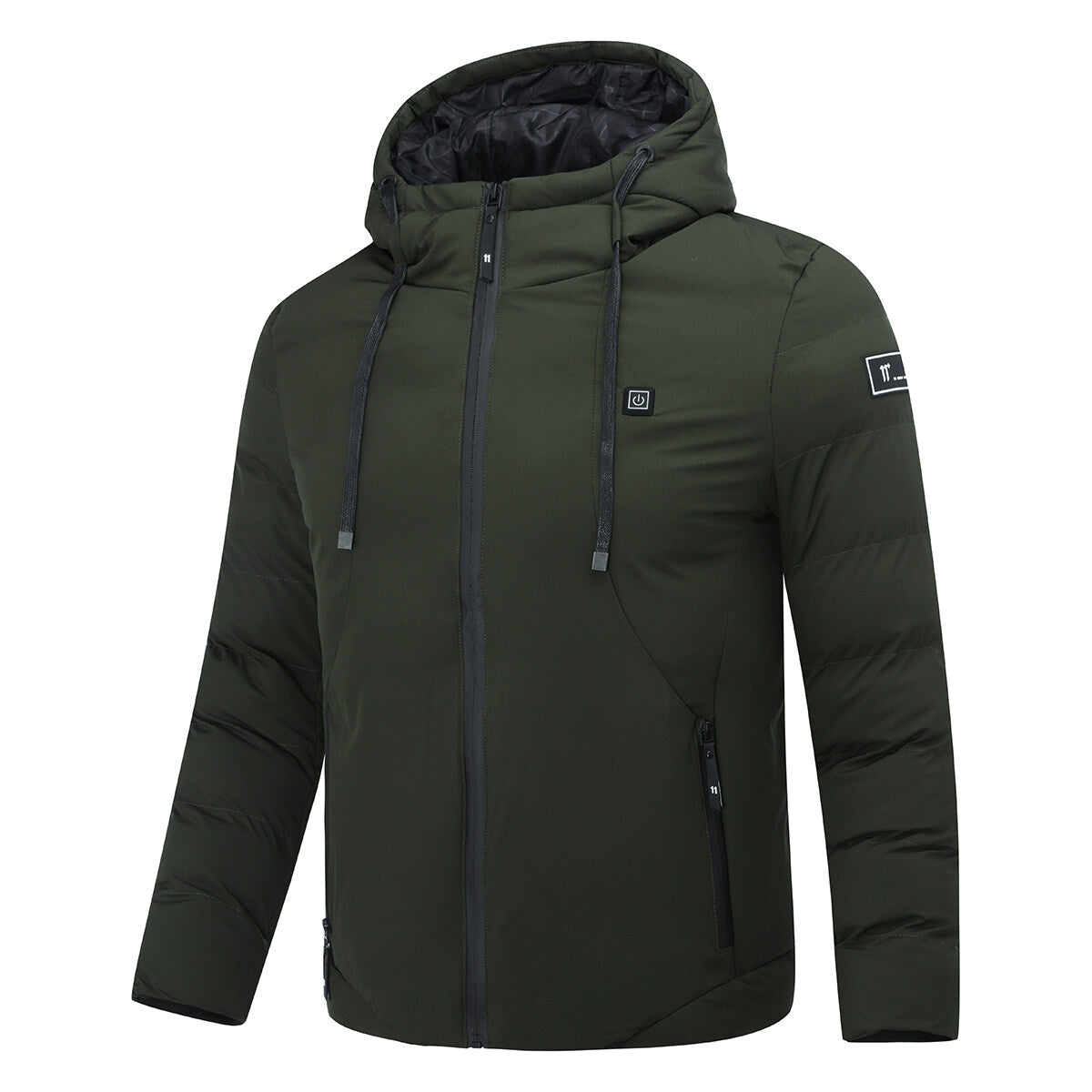 YFFUSHI Mens Heated Down-Padded Coat Puffer Jacket
