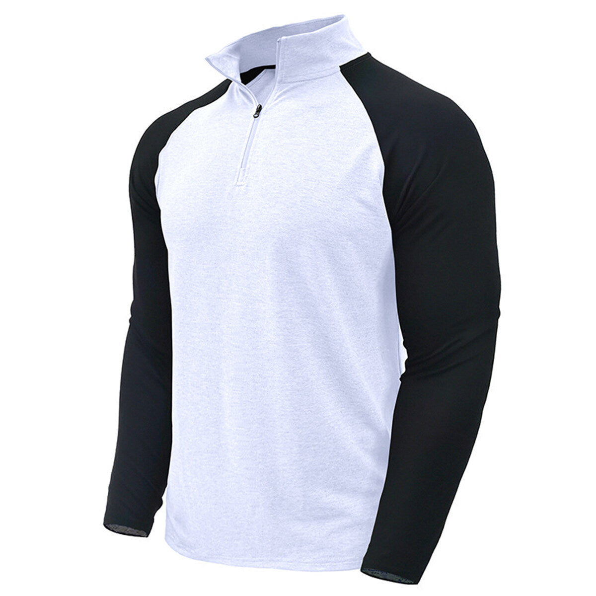 YFFUSHI Mens Color Block T-Shirt Slim Fit Sports Casual Tops