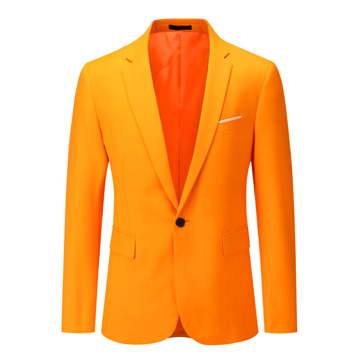 Cloudstyle Mens 3-Piece Suit Notched Lapel One Button Slim Fit Formal Jacket Vest Pants Set