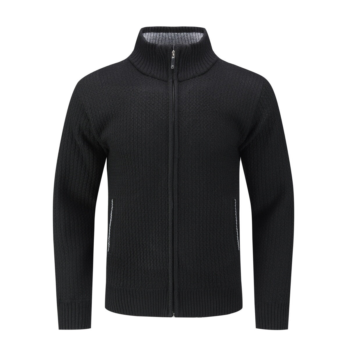 YOUTHUP Mens Slim Fit Solid Color Knit Cardigan