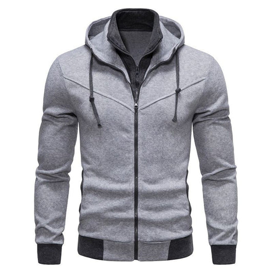YFFUSHI Mens Zipper Hoodie Sports Casual Outing Slim Jacket