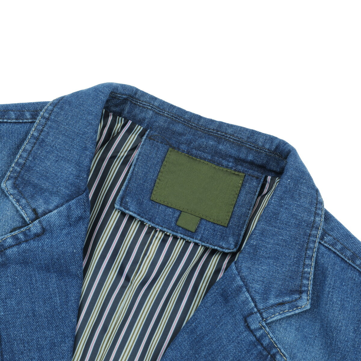YOUTHUP Mens Suits Jackets Denim Slim Fit Blazer