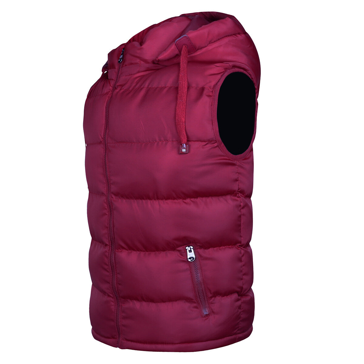 YFFUSHI Mens Hooded Padded Vest Casual Sleeveless Lightweight Jacket