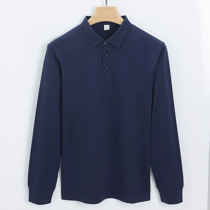 YOUTHUP Mens Soft Mercerized Cotton Long Sleeve Non-iron Shirt