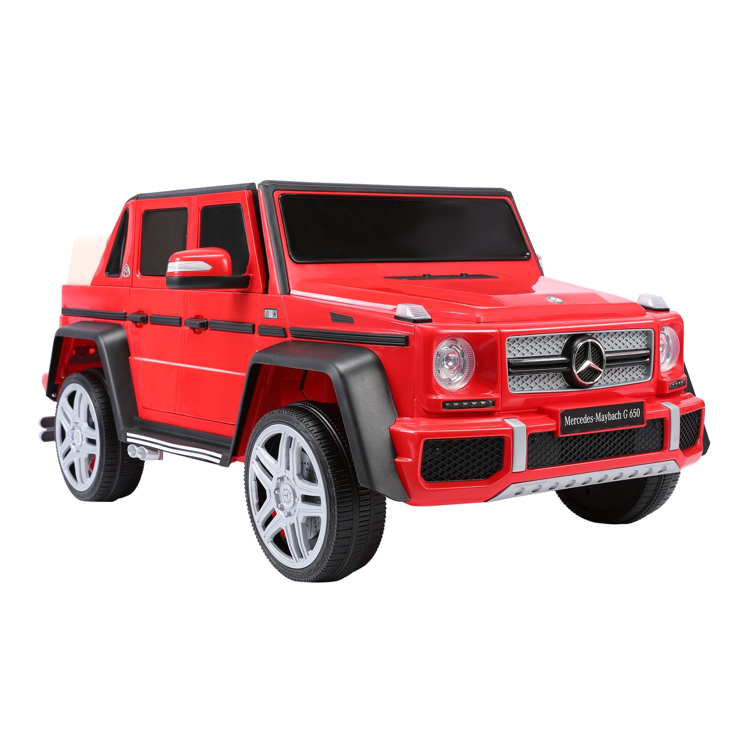 ORYXEARTH Carrinho elétrico Mercedes-Maybach G650 para crianças  - vermelha - 12V