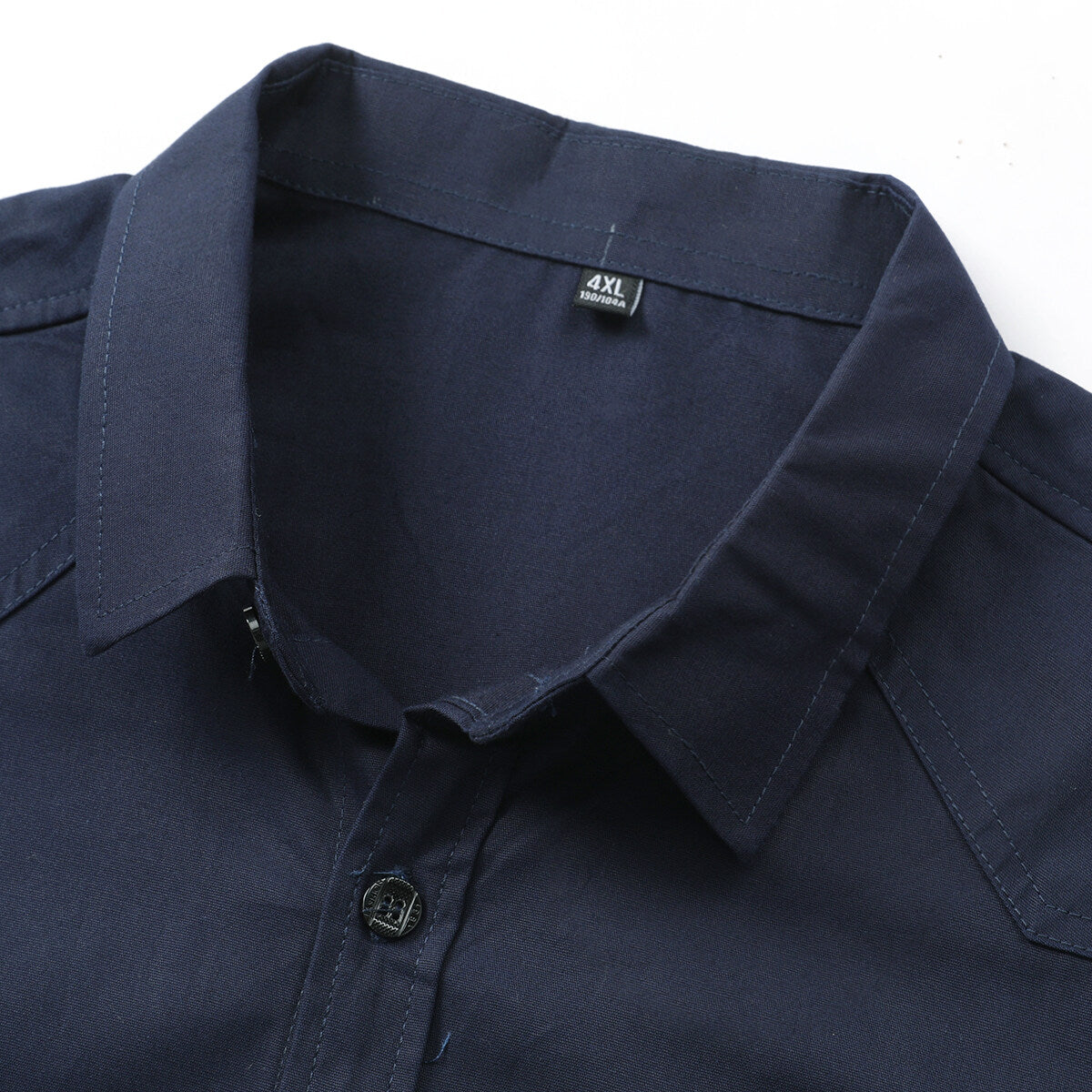 YFFUSHI Mens Casual Shirt Cotton Long Sleeve Military Slim Fit Top with Epaulette