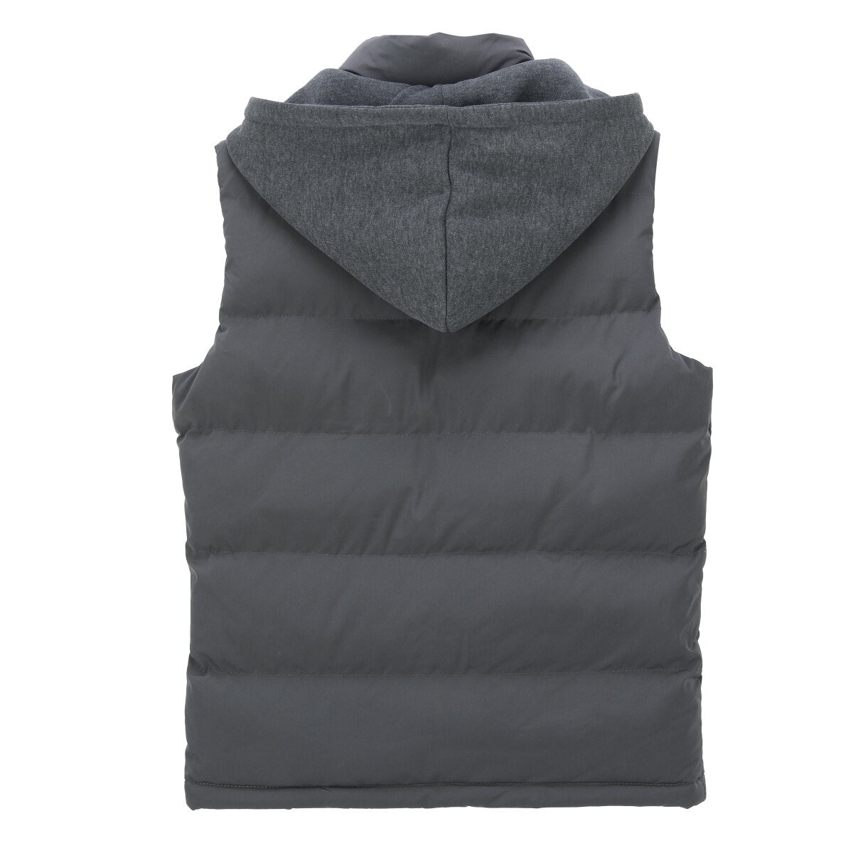 Youthup Mens Padded Puffer Removable Hooded Vest Outdoor Waistcoat