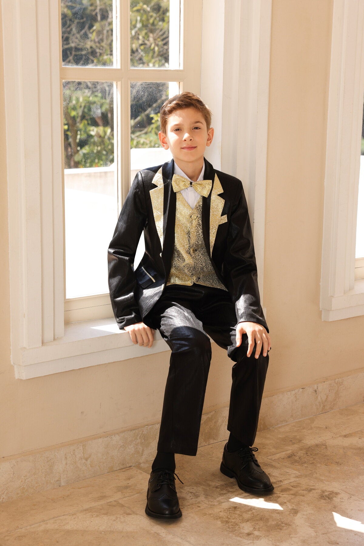 YOUTHUP Boys Youth Wedding Evening Dress Slim Fit Suit Blazer and Pants